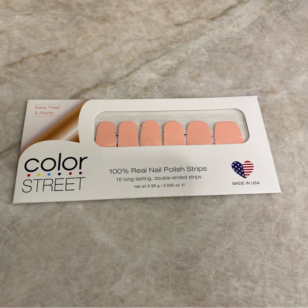 💅🏻HP💅🏻Color Street💅🏻Charleston Blush Polish Strips - Picture 3 of 4